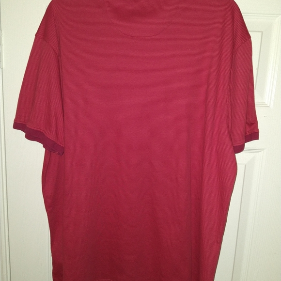Calvin Klein The Liquid Touch Polo Red Short Sleeve Shirt Men's sz XXL. - Picture 2 of 7